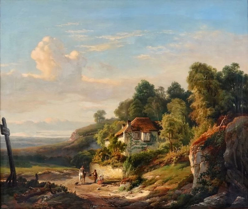 Paesaggio con figure